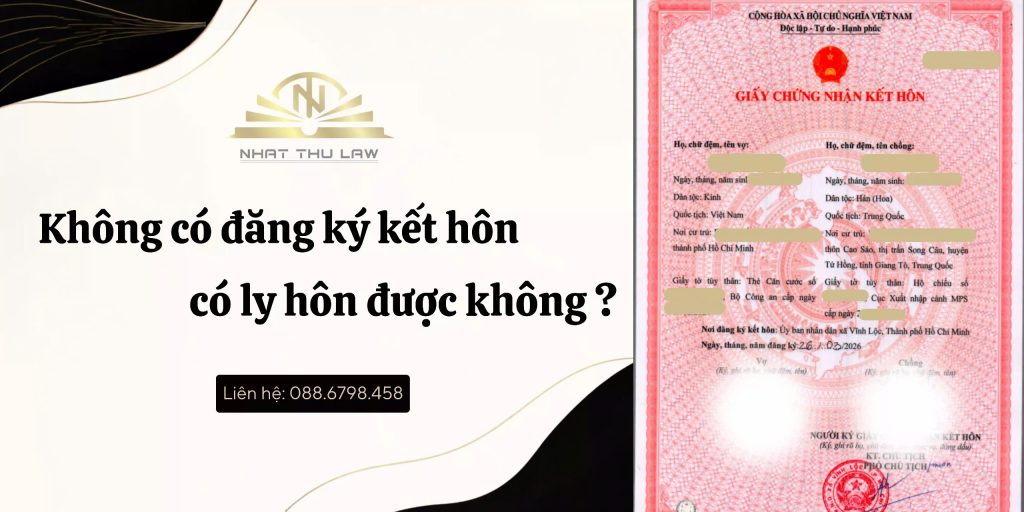 Không có đăng ký kết hôn có ly hôn được không