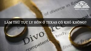 thủ tục ly hôn ở texas