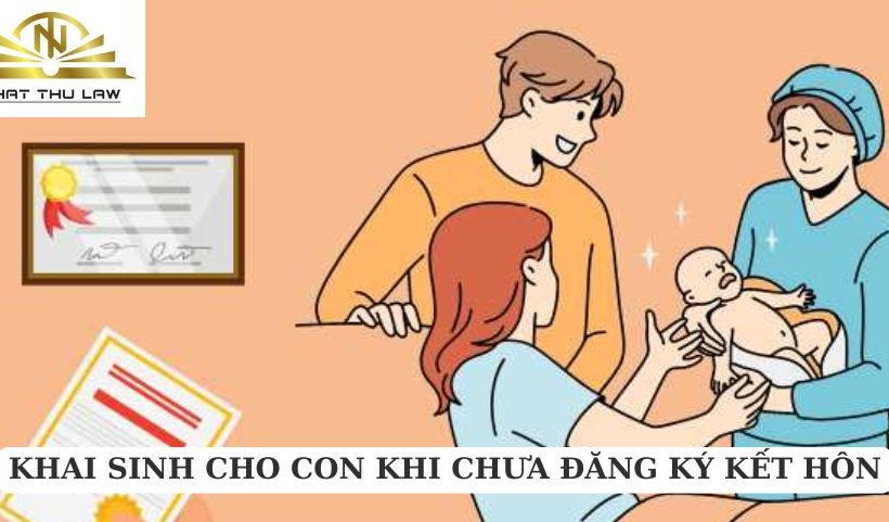 thủ tục làm giấy khai sinh cho con khi chưa đăng ký kết hôn