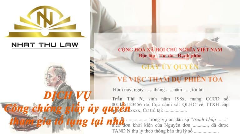 Mẫu giấy uỷ quyền tham dự phiên toà