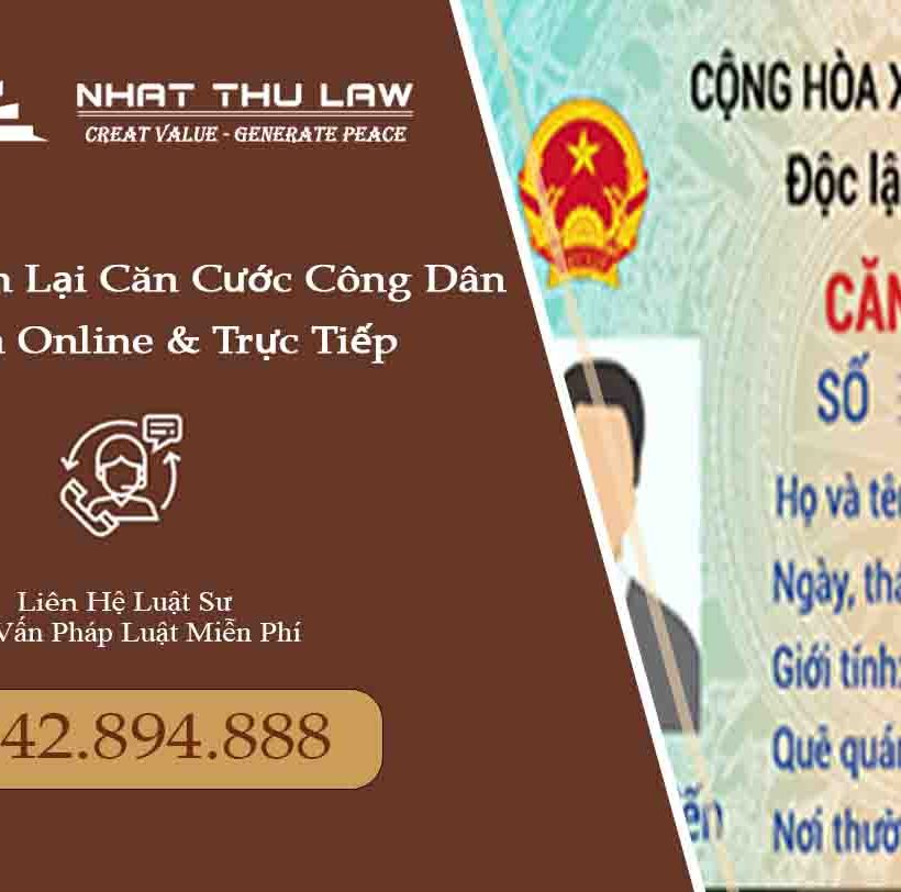 dịch vụ làm lại căn cước công dân