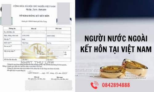 Hướng dẫn cho người nước ngoài kết hôn tại Việt Nam