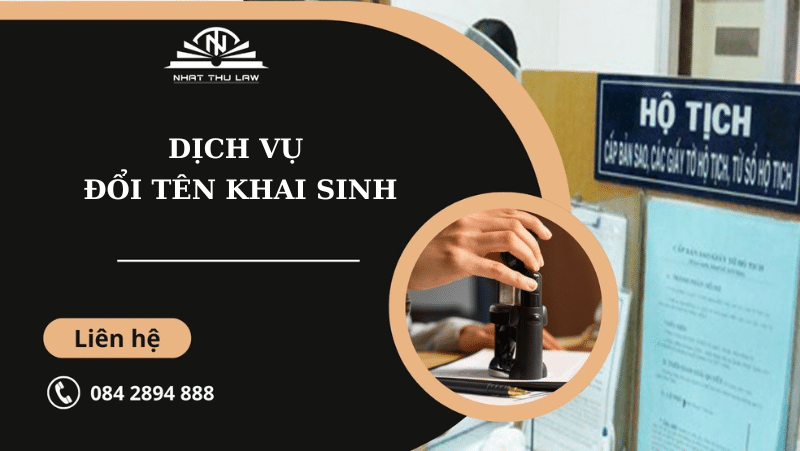 Kinh nghiệm đỏi tên khai sinh hiệu quả