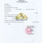 trích lục thay đổi tên khai sinh cho con