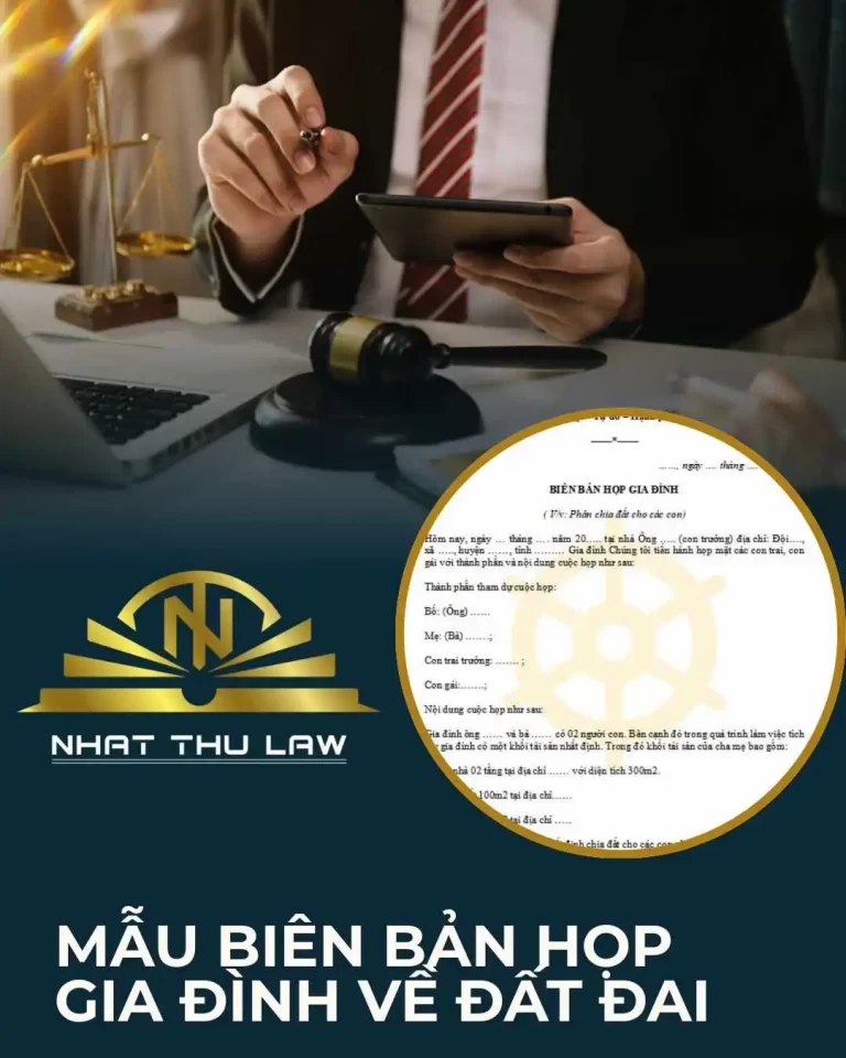 biên bản họp gia đình về đất đai
